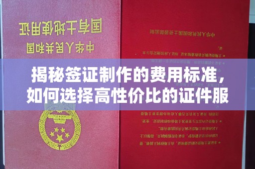 庄浪揭秘签证制作的费用标准，如何选择高性价比的证件服务